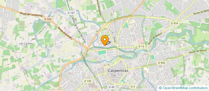 localisation de l'entreprise SCI VALOPHIE  CARPENTRAS