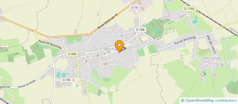 localisation de l'entreprise SCI VALORIE  MORHANGE