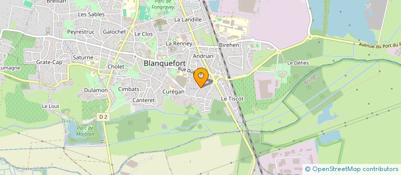 localisation de l'entreprise SCI VALORYS à BLANQUEFORT