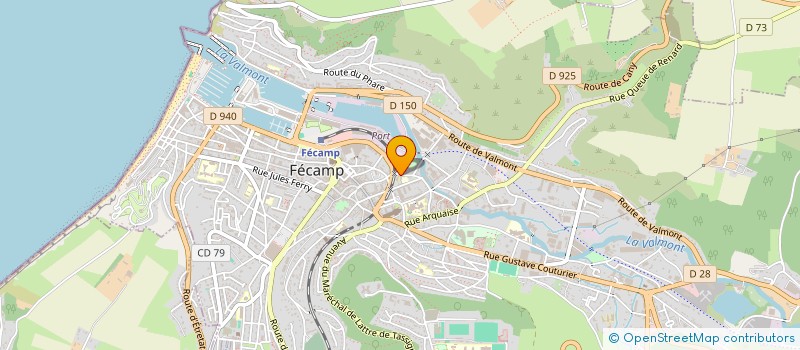 localisation de l'entreprise SCI VALOU  FECAMP