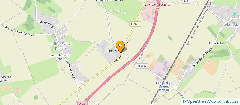 localisation de l'entreprise SCI VALOU  LA RUE-SAINT-PIERRE