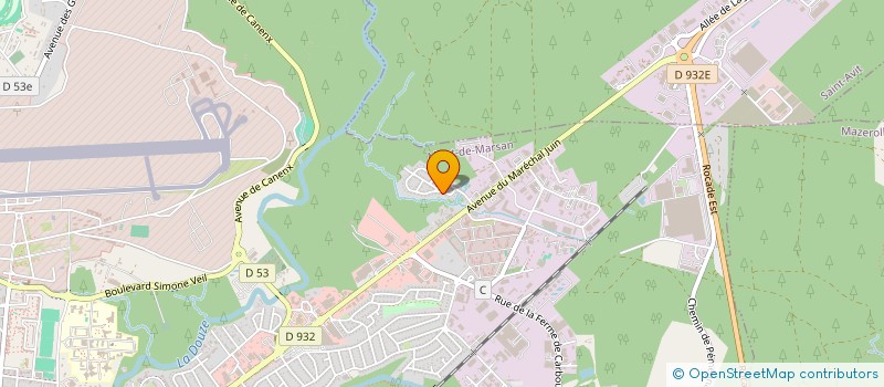 localisation de l'entreprise SCI VALOU à MONT-DE-MARSAN