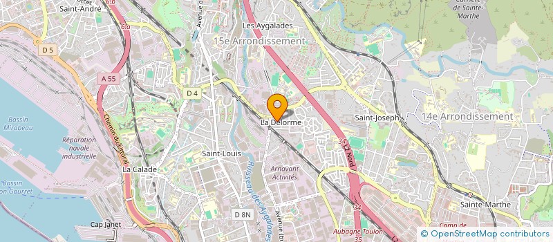 localisation de l'entreprise SCI VALOUISE à MARSEILLE