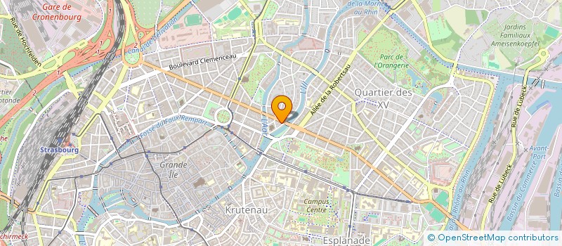 localisation de l'entreprise SCI VALOURI  STRASBOURG