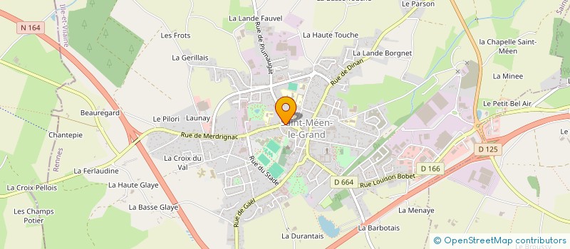 localisation de l'entreprise SCI VALOZA  SAINT-MEEN-LE-GRAND