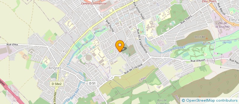 localisation de l'entreprise SCI VALPAGO  LIEVIN