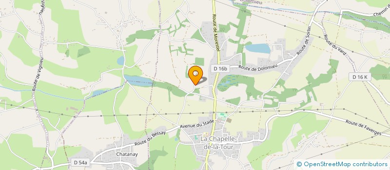 localisation de l'entreprise SCI VALPAO  LA CHAPELLE-DE-LA-TOUR