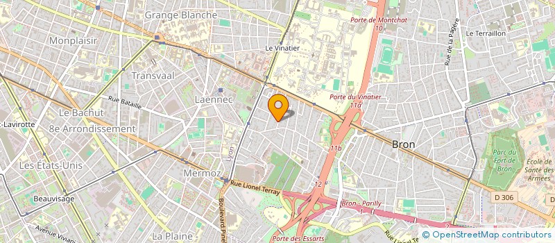 localisation de l'entreprise SCI VALPARAISO  BRON