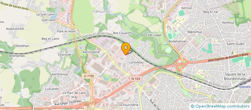 localisation de l'entreprise SCI VALPARAISO  VANNES