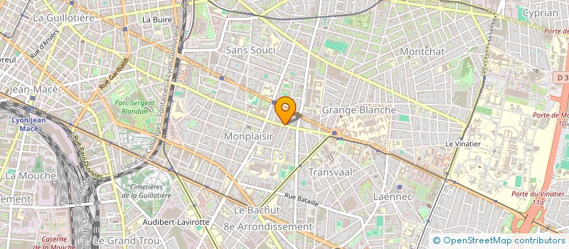 localisation de l'entreprise SCI VALPARI  LYON