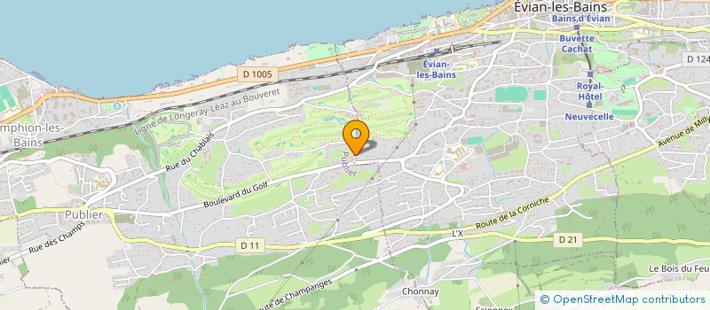 localisation de l'entreprise SCI VALPAT  EVIAN-LES-BAINS