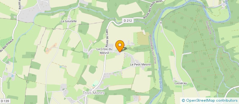 localisation de l'entreprise SCI VALPAUMALE  MONTILLIERES-SUR-ORNE