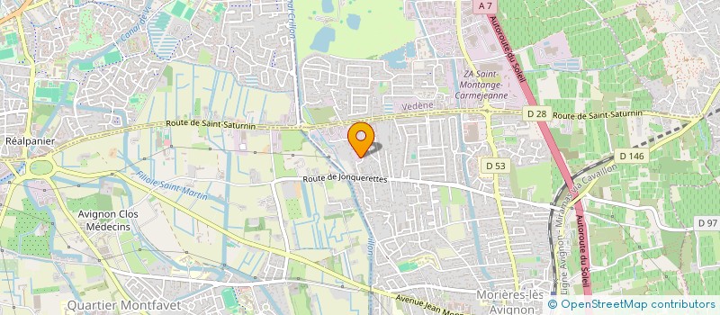 localisation de l'entreprise SCI VALPEJE  MORIERES-LES-AVIGNON