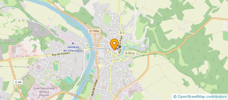 localisation de l'entreprise SCI VALPIE  CHAUVIGNY