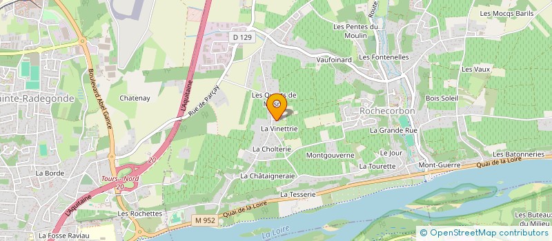 localisation de l'entreprise SCI VALPIERRE à ROCHECORBON