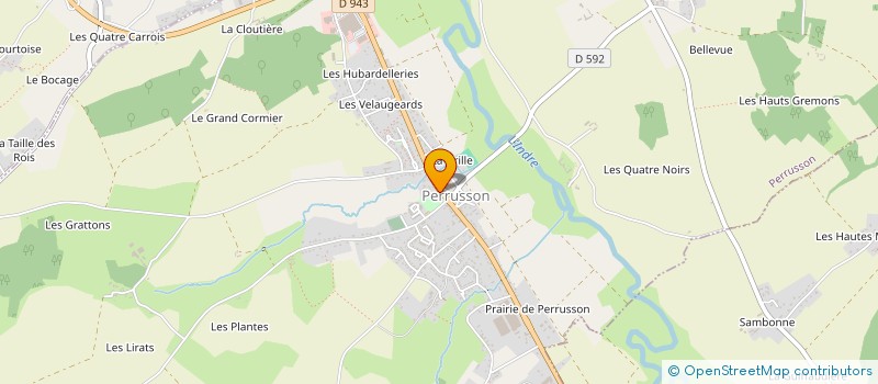 localisation de l'entreprise SCI VALPITEL à PERRUSSON