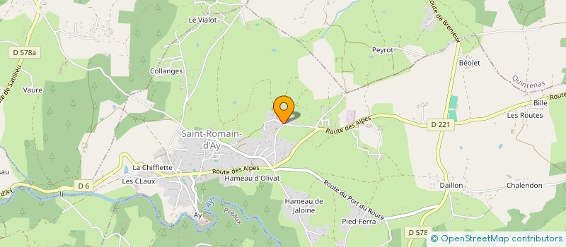 localisation de l'entreprise SCI VALPRES  SAINT-ROMAIN-D'AY