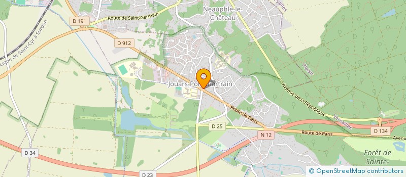 localisation de l'entreprise SCI VALPROJETS  JOUARS-PONTCHARTRAIN