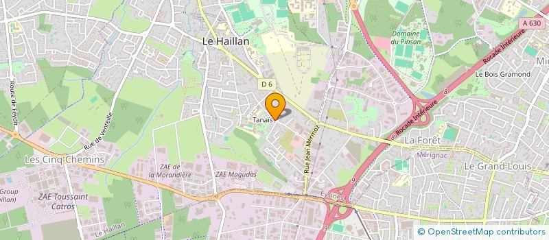 localisation de l'entreprise SCI VALPROUVY  LE HAILLAN