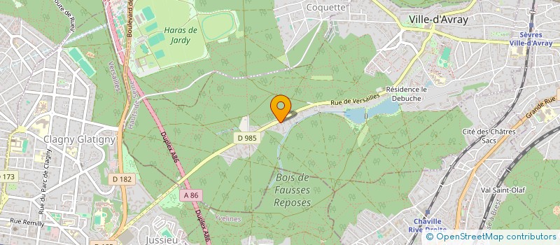 localisation de l'entreprise SCI VALRACINE  VILLE-D'AVRAY