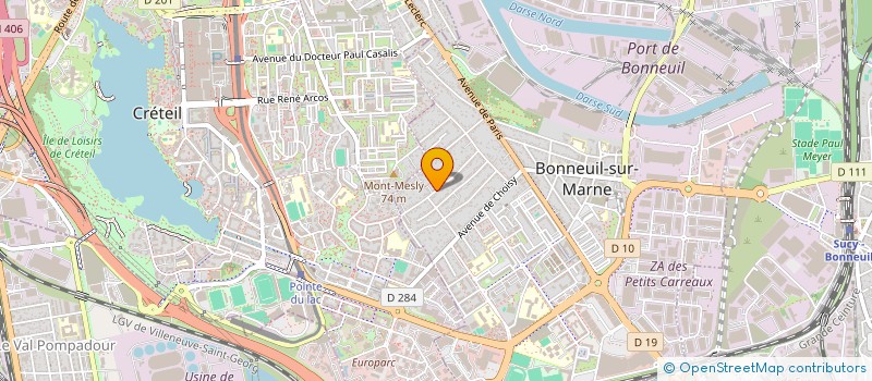 localisation de l'entreprise SCI VALRAS à BONNEUIL-SUR-MARNE