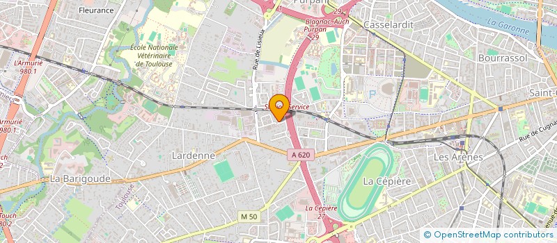 localisation de l'entreprise SCI VALREL à TOULOUSE