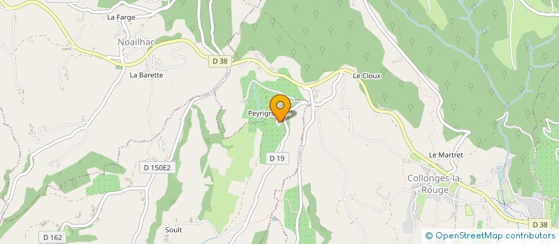 localisation de l'entreprise SCI VALRIGNAC  LIGNEYRAC