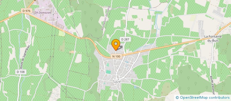 localisation de l'entreprise SCI VALRO  SAZE