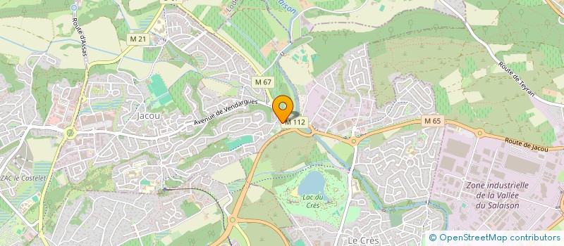 localisation de l'entreprise SCI VALROELA  JACOU