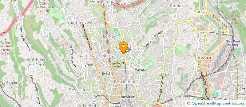 localisation de l'entreprise SCI VALROSE PROLONGEE à NICE