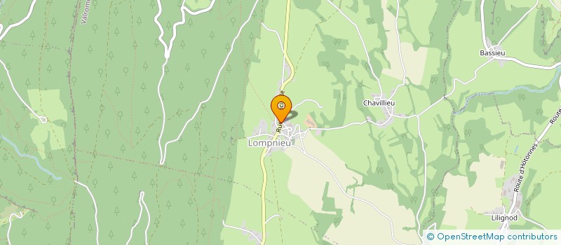 localisation de l'entreprise SCI VALROSUD  VALROMEY-SUR-SERAN