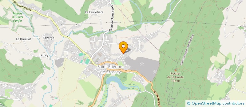 localisation de l'entreprise SCI VALSA  SAINT-ETIENNE-DE-CROSSEY