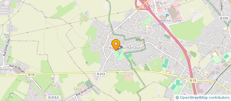 localisation de l'entreprise SCI VALSAYA  AUBRY-DU-HAINAUT