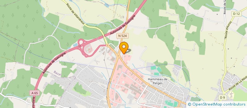 localisation de l'entreprise SCI VALSERKA  BAZAS