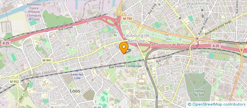 localisation de l'entreprise SCI VALSI à LILLE