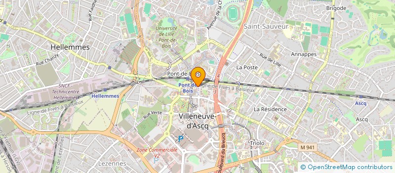 localisation de l'entreprise SCI VALSIXTE à VILLENEUVE-D'ASCQ