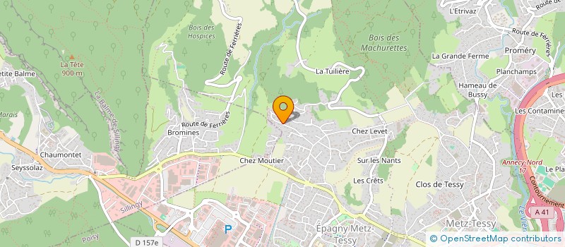 localisation de l'entreprise SCI VALSTINE  EPAGNY METZ-TESSY