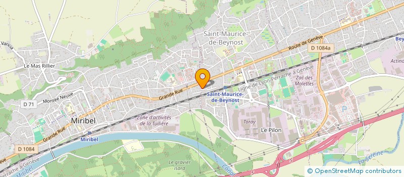 localisation de l'entreprise SCI VALT  SAINT-MAURICE-DE-BEYNOST