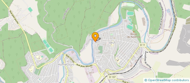 localisation de l'entreprise SCI VALTEO  JUF