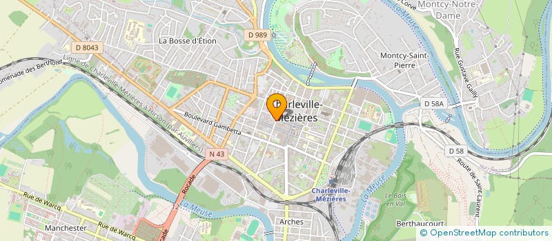 localisation de l'entreprise SCI VALTHEA à CHARLEVILLE-MEZIERES