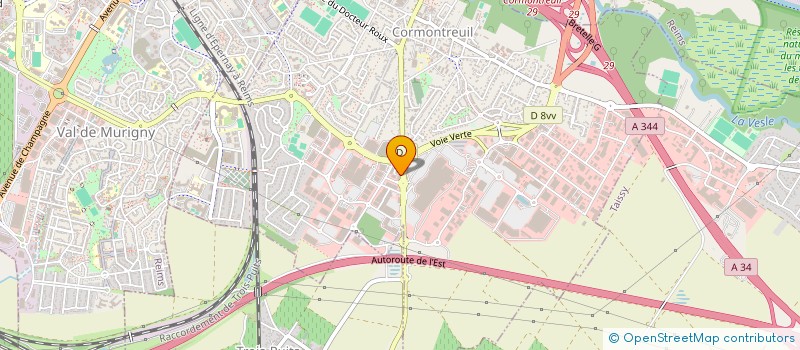 localisation de l'entreprise SCI VALTHIEVA  CORMONTREUIL