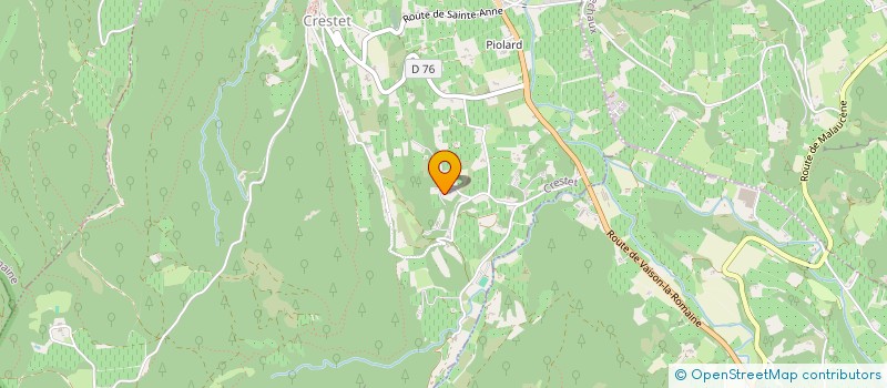 localisation de l'entreprise SCI VALTHY  CRESTET