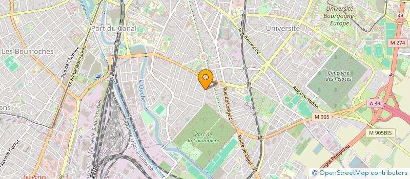 localisation de l'entreprise SCI VALTILLE à DIJON