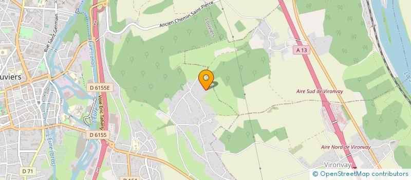 localisation de l'entreprise SCI VALTIMONT à LOUVIERS