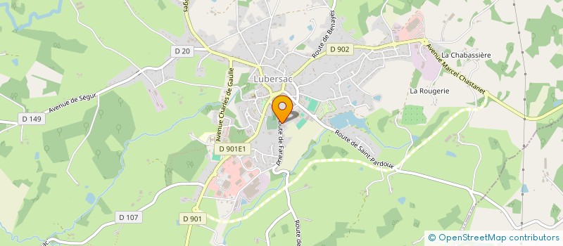 localisation de l'entreprise SCI VALTOM  LUBERSAC