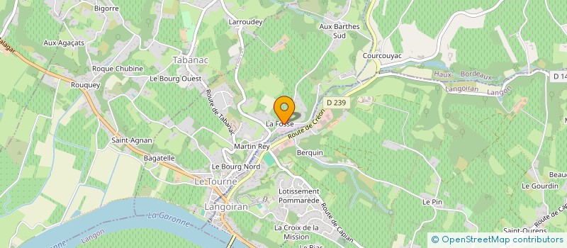 localisation de l'entreprise SCI VALTOURNE  LE TOURNE