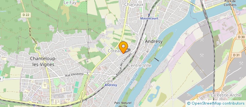 localisation de l'entreprise SCI VALTRI  ANDRESY