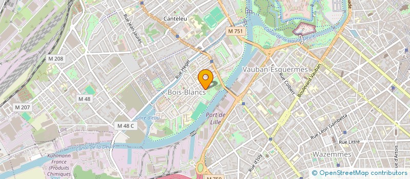 localisation de l'entreprise SCI VALU à LILLE