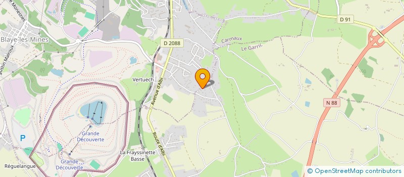 localisation de l'entreprise SCI VALU  LE GARRIC