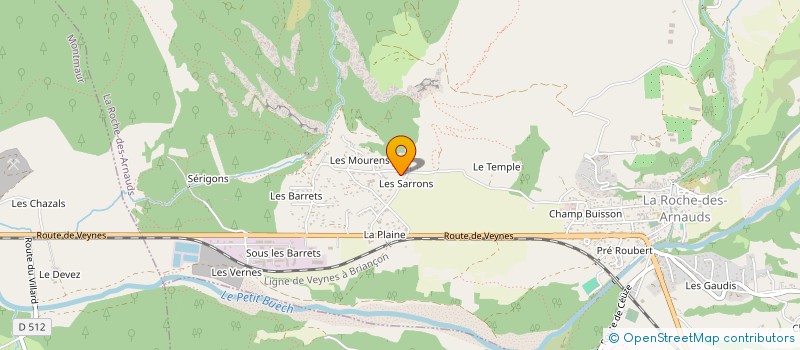 localisation de l'entreprise SCI VALUC  LA ROCHE-DES-ARNAUDS